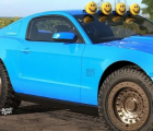 2010款福特野马GT车主分享狂野的Rally-RaidGrabberBlue创意